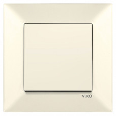 Выключатель одноклавишный VIKO Meridian крем 90970201-WH