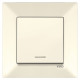 Выключатель одноклавишный с подсветкой VIKO Meridian крем 90970219-WH