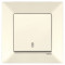 Выключатель одноклавишный проходной VIKO Meridian крем 90970204-WH