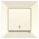 Выключатель одноклавишный проходной VIKO Meridian крем 90970204-WH