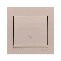 Кнопка звонка LEZARD Deriy крем 702-0303-103