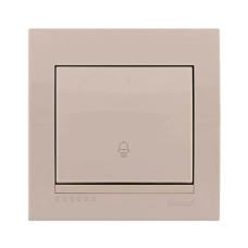 Кнопка звонка LEZARD Deriy крем 702-0303-103