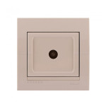 Розетка ТВ конечная LEZARD Deriy крем 702-0303-130