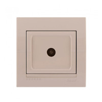 Розетка ТВ конечная LEZARD Deriy крем 702-0303-130