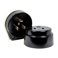 Силовой разъем УТОС РШ/ВШ-40 40А 220В 3 полюса