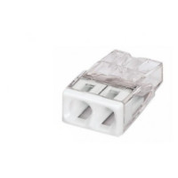 Клемма быстрого монтажа WAGO 2х2,5мм прозрачная 2273-202