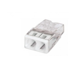 Клемма быстрого монтажа WAGO 2х2,5мм прозрачная 2273-202