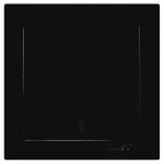 Выключатель проходной одноклавишный NILSON Touran черный 24221007