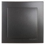 Выключатель одноклавишный NILSON Touran Антрацит 24161001