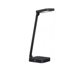 Настольный LED светильник LUXEL TL-08B Черный+USB зарядка 8W 4000K