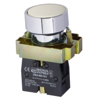 Кнопка Старт АСКО-УКРЕМ XB2-BA11 белая A0140010061