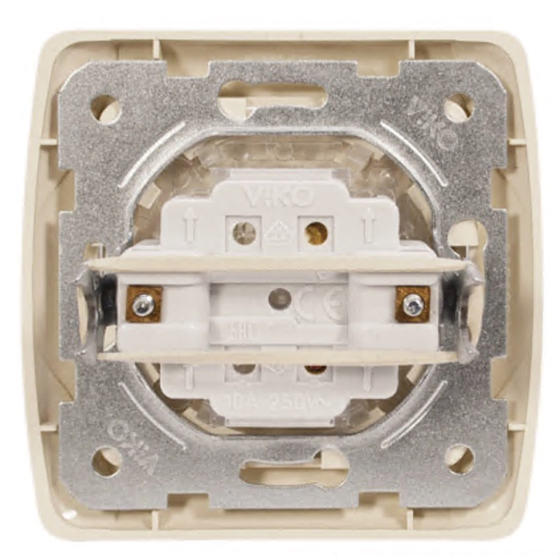 Выключатель одноклавишный VIKO Carmen крем 90562001