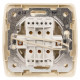 Выключатель трехклавишный VIKO Carmen крем 90562068