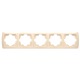Рамка пятерная горизонтальная VIKO Carmen крем 90572105