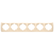 Рамка шестерная горизонтальная VIKO Carmen крем 90572106