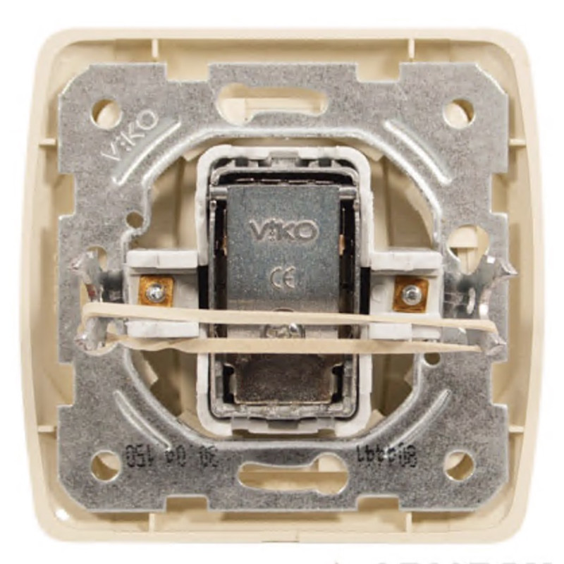 Розетка концевая телевизионная VIKO Carmen крем 90562010