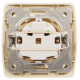 Розетка одинарная с/з VIKO Carmen крем 90562008