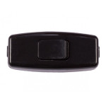 Выключатель для бра LUXEL 6А 250В IP20 чорный