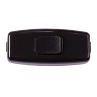 Вимикач для бра LUXEL 6А 250В IP20 чорний