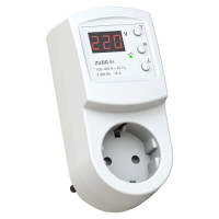 Реле напруги 1ф в розетку 16А R116y ZUBR 4820120220210