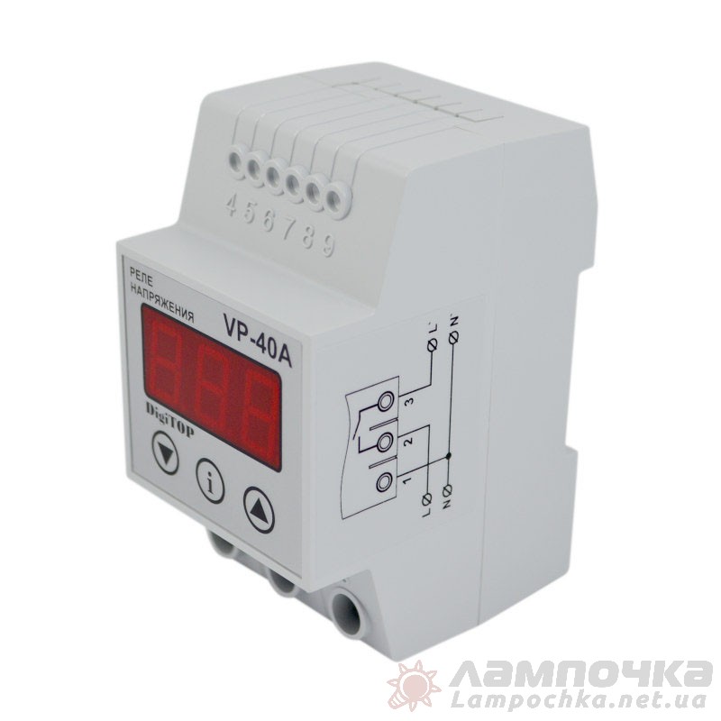 Реле напряжения DigiTOP на DIN-рейку VP-40A V-protector