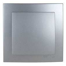 Выключатель одноклавишный NILSON Touran серебро 24131001