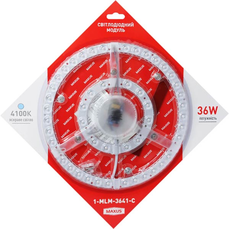 Светодиодный модуль 1-MLM-3641-C MAXUS Led Module 36W 4100K Circle