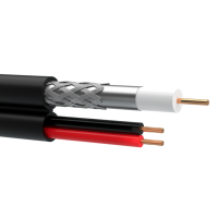 Кабель телевизионный (коаксиальный) внешний FinMark F690B-2x0,75power (305м)