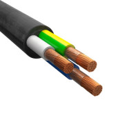 Провод медный Каблекс Украина КГ 3х2,5 мм² гибкий в резиновой изоляции (100м)