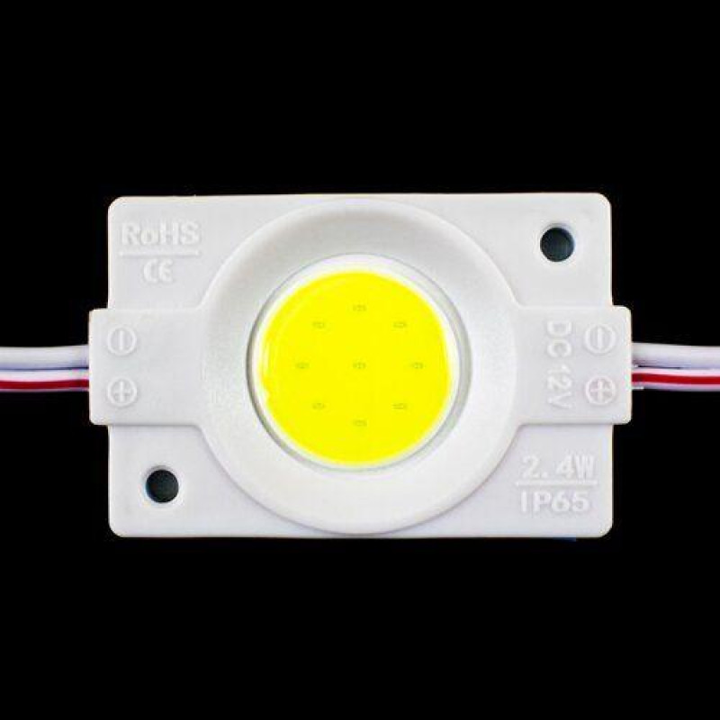 Светодиодный модуль BRT COB 2.4W круглый 6500K 12v IP65 белый LM-12-2.4-COB-4530-CW
