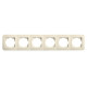 Рамка шестірна VIKO Rollina крем 90481056