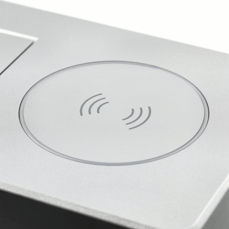 Удлинитель встроенный GTV AVARO PLUS 1 роз. schuko серебряный 1,5м AE-PB1SAVAP-53