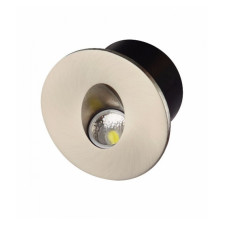 Светодиодный светильник лестничный HOROZ YAKUT 3W круг матовый хром 079-002-0003-020