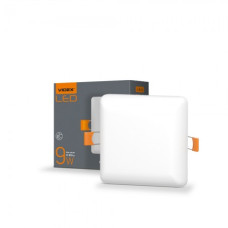 Встраиваемый LED светильник безрамочный VIDEX 9W 4100K квадратный ( VL-DLFS-094)