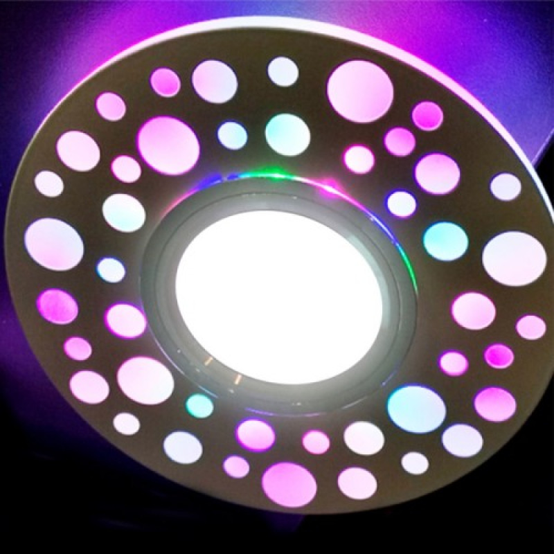 Врезной LED светильник FERON CD989 RGB MR16 белый-матовый 40027