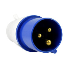 Вилка переносная 013 2Р+PE 16А 220В IP44 A0080010001