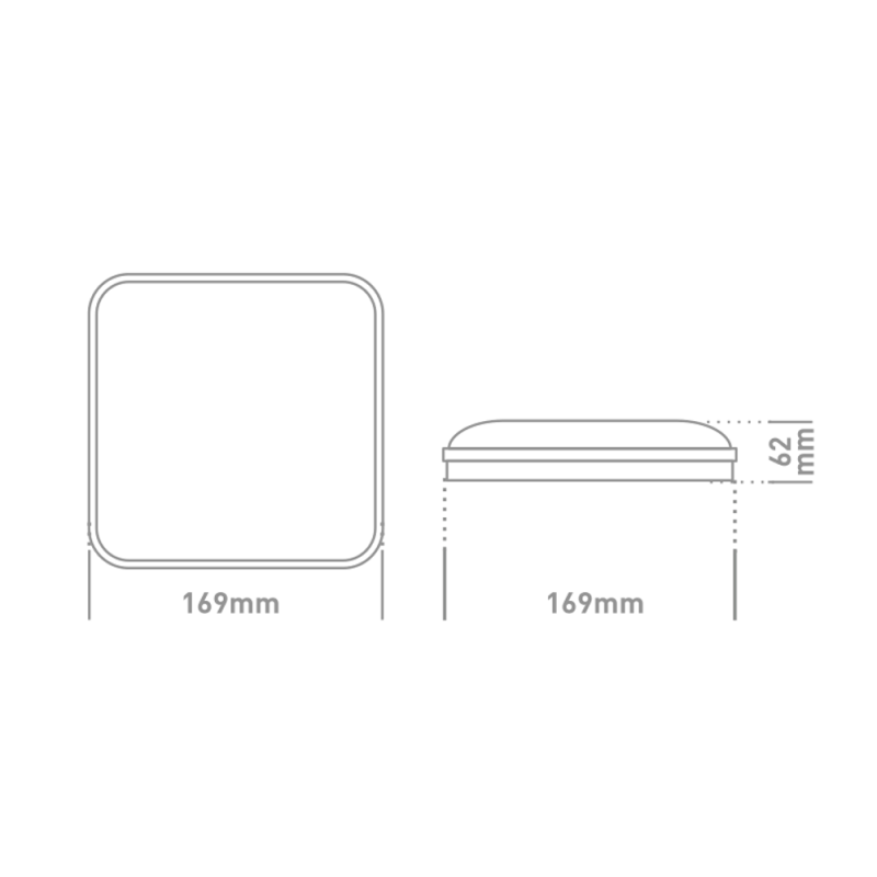 Антивандальный LED-светильник GLOBAL 1-GBH-08-1550-S 15W 5000K