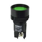 Кнопка "Старт" АСКО-УКРЕМ XB2-ЕН135  с фиксацией зеленая (NO+NС) A0140010041