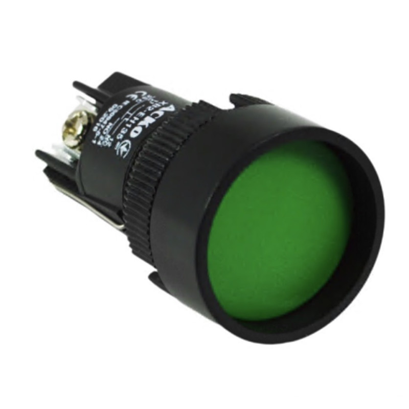 Кнопка "Старт" АСКО-УКРЕМ XB2-ЕН135  с фиксацией зеленая (NO+NС) A0140010041