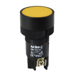 Кнопка "Старт" АСКО-УКРЕМ XB2-EA155 желтая (NO+NC) A0140010042