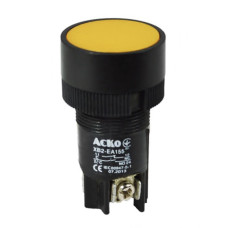 Кнопка "Старт" АСКО-УКРЕМ XB2-EA155 желтая (NO+NC) A0140010042