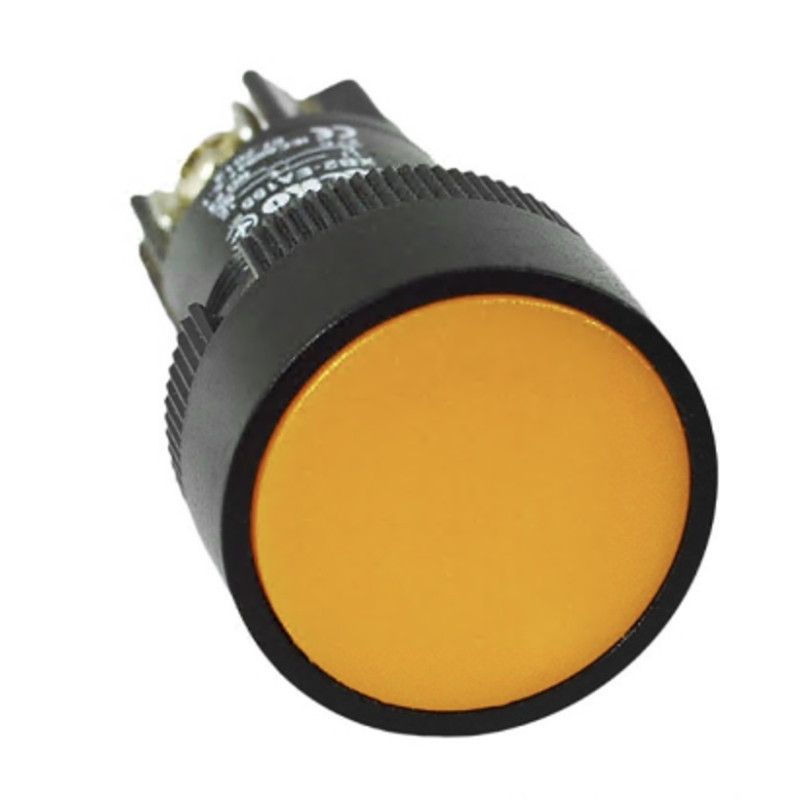 Кнопка "Старт" АСКО-УКРЕМ XB2-EA155 желтая (NO+NC) A0140010042