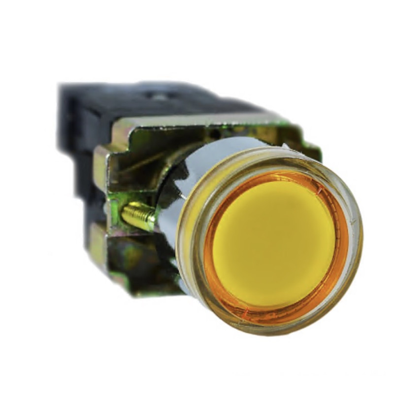 Кнопка АСКО-УКРЕМ XB2-BW3571 с подсветкой желтая A0140010053