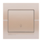 Кнопка звонка LEZARD Deriy жемчужно-белый 702-3030-103