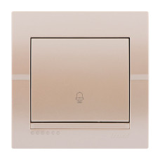 Кнопка звонка LEZARD Deriy жемчужно-белый 702-3030-103