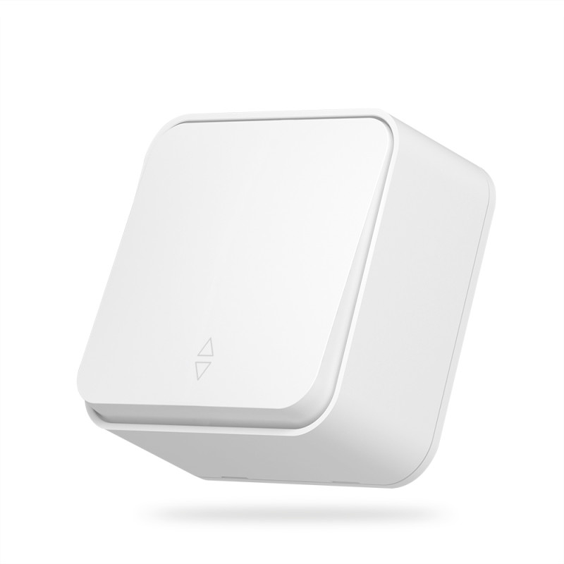 Выключатель одноклавишный проходной накладной белый VIDEX BINERA (VF-BNS11P-W)