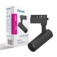 Трековый светодиодный светильник Feron AL140 10W черный 41610