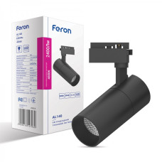 Трековый светодиодный светильник Feron AL140 30W черный 41614