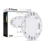 Точечный LED светильник FERON AL779 5W 400Lm 4000K серебро 28733