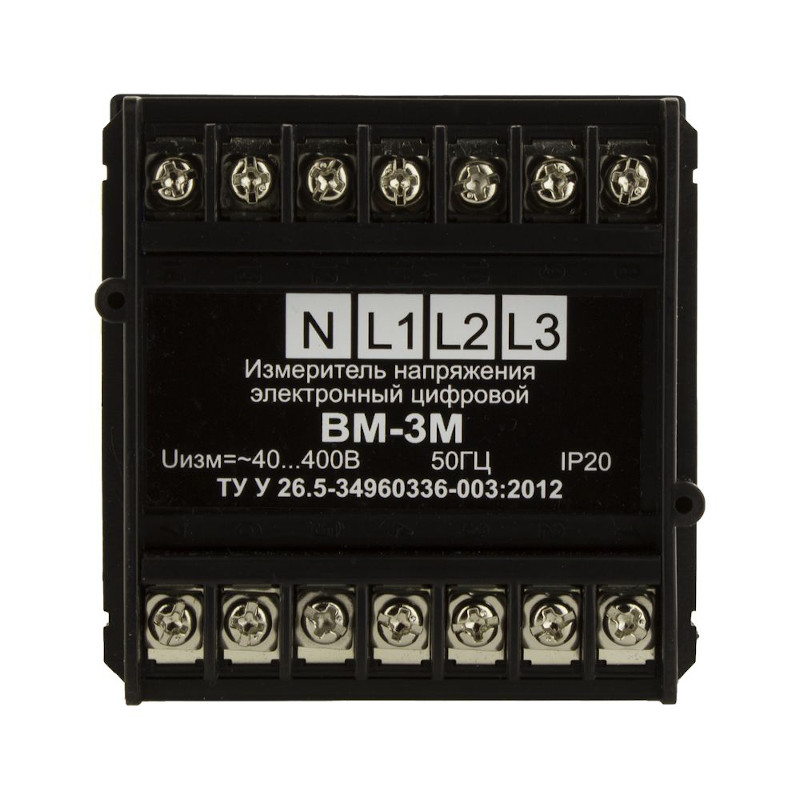 Вольтметр DigiTOP на DIN-рейку ВМ-3М